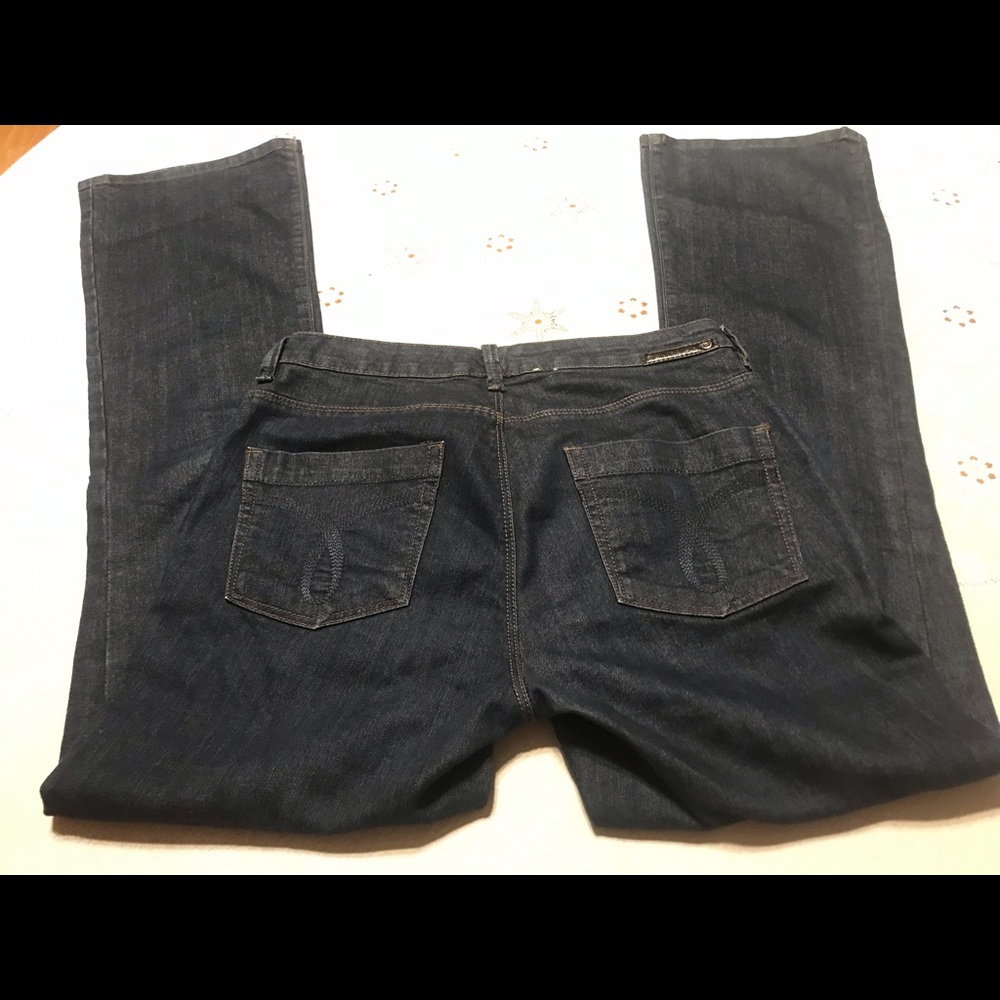 Calvin K 29 X 32 (8) Stretch‎ Dark Wash Flare EUC